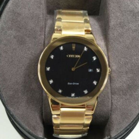 **NEW** Citizen Men's Eco-Drive Axiom Diamond Watch - Picture 2 of 11
